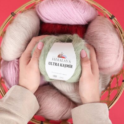 Ultra Kasmir, Fir de tricotat/crosetat Himalaya, Lana Alpaca 25%, Acril 75%, 50g/175m