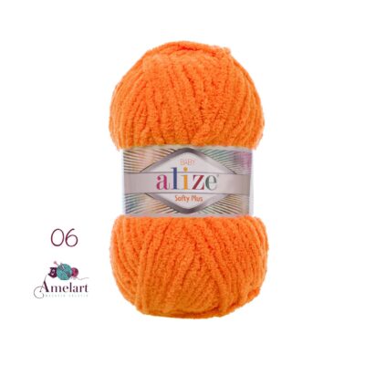 Softy Plus, Fir de tricotat/crosetat Alize, Micropoliester 100%, 100g/120m