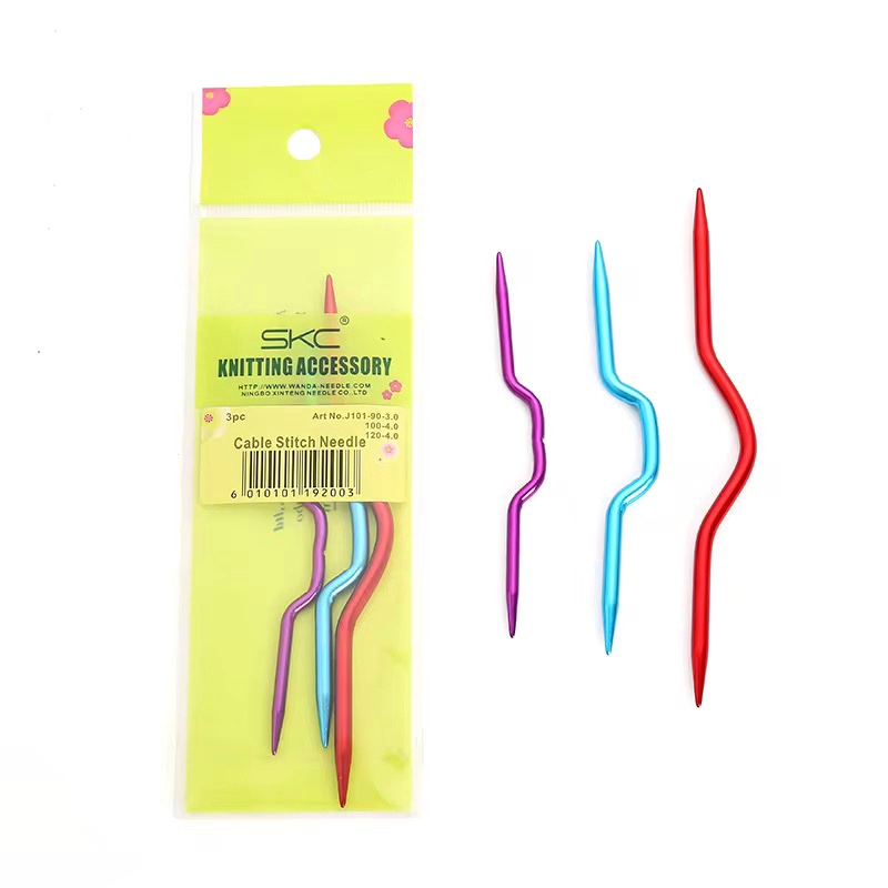 ace de tricotat din metal set 3un skc j101 90