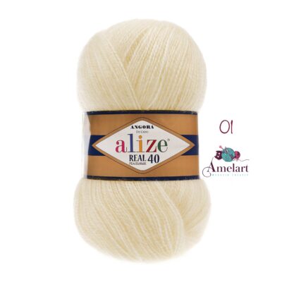 fir de tricotat alize angora real 40, lana 40% acril 60% ,100g/430m