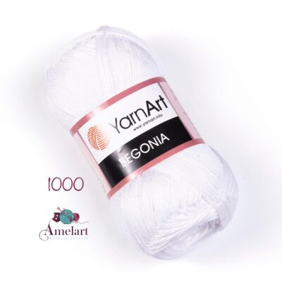 fir de crosetat/tricotat begonia bumbac mercerizat 100% 50g/169m