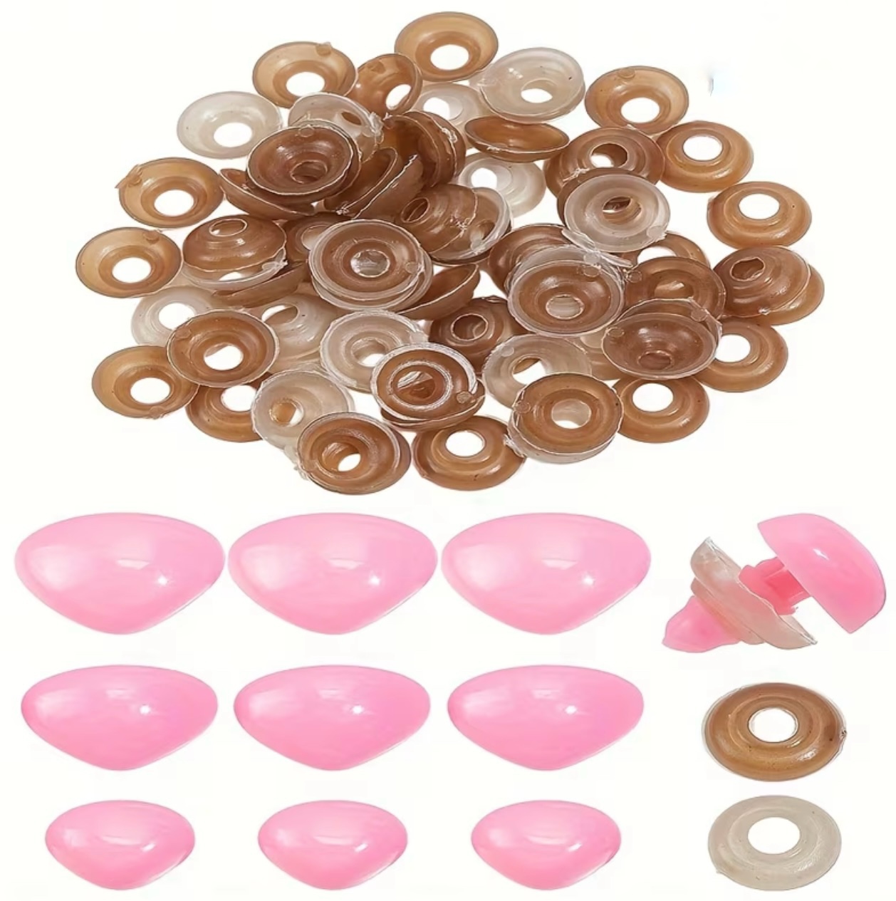 nas roz pu jucarii 17mm